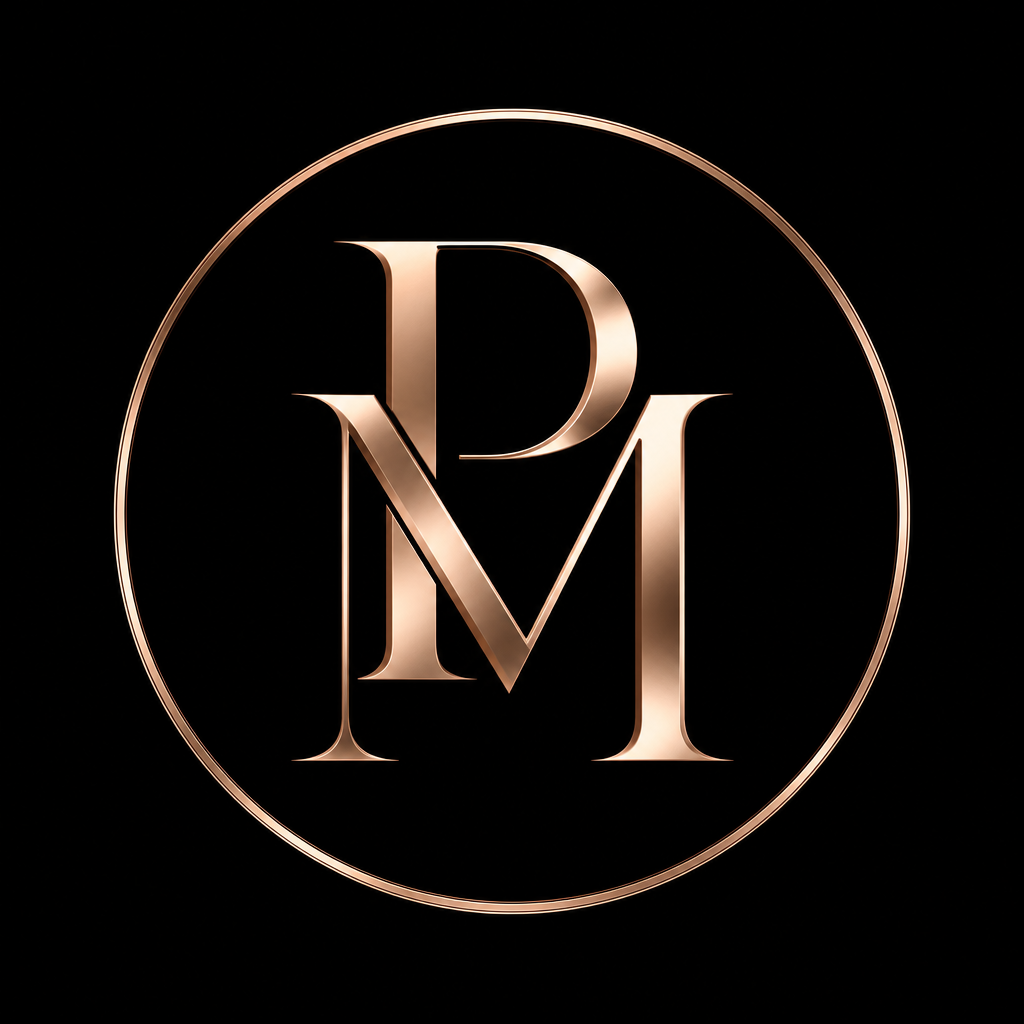 Monograma PM — Patrícia Macagnani